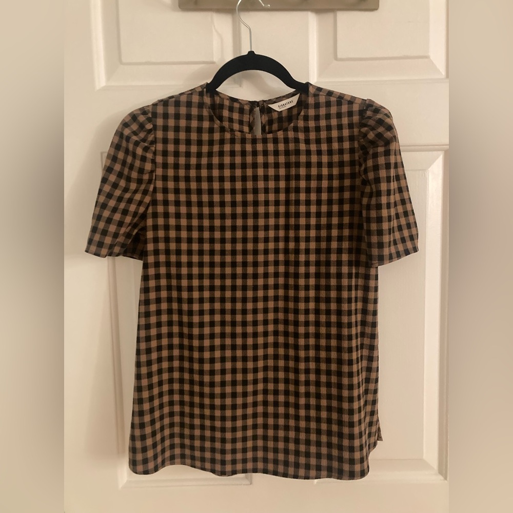 Checkered Blouse